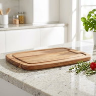 ZELLER Acacia rectangular cutting board 32 × 21 × 1,5 cm - Cutting Board