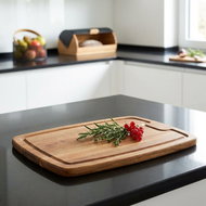 ZELLER Acacia rectangular cutting board 40 × 26 × 1,5 cm - Cutting Board