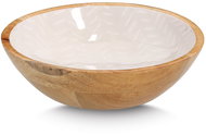 ZELLER Serving bowl made of magnesian wood, beige 20 × 20 × 6 cm - Small Bowl