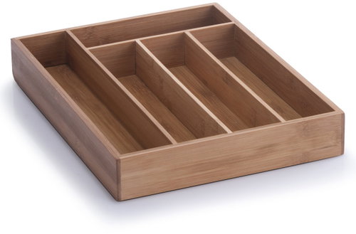 Zeller Cutlery tray dark bamboo 34 × 26 × 5 cm - Cutlery Tray - Main image