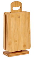 Kinvara Bambusová prkénka na krájení 6 kusů na stojanu - Cutting Board
