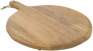 EH Excellent Houseware Kulatá servírovací deska z mangového dřeva, průměr 47 cm - Serving Board