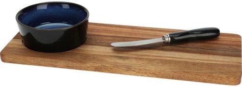 EH Excellent Houseware Servírovací set, s modrou miskou a nožem - Serving Board - Main image