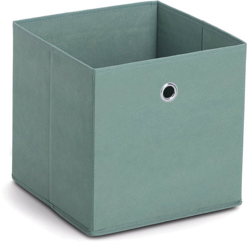 ZELLER Textile storage box 28 × 28 × 28 cm, sage - Storage Box - Main image