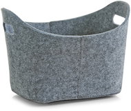 ZELLER Felt storage box grey 31,5 × 19 × 21 cm, grey - Storage Box