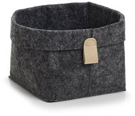 ZELLER Felt storage box 16 × 16 × 17 cm, anthracite - Storage Box