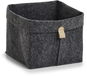 ZELLER Úložný box filcový 24 × 24 × 25 cm, antracit - Úložný box