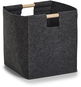 ZELLER Úložný box filcový 30 × 30 × 35 cm, antracit - Úložný box