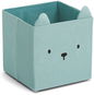 ZELLER Dětský úložný box textilní 28 × 28 × 28 cm, motiv Méďa modrý - Úložný box
