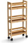 Cart Zeller Narrow bathroom shelf, 36 × 15 × 74 cm - Vozík