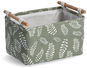ZELLER Úložný box motiv Listy, bavlna, polyester 30,5 × 21 × 18 cm - Úložný box