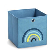 Zeller Children's storage box, Blue Rainbow - Storage Box