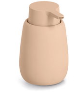 ZELLER Ceramic soap dispenser 8,8 × 8,8 × 13,7 cm, light beige - Soap Dispenser