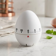 ZELLER Minute mechanical white, plastic 6 × 7,7 cm - Kitchen Timer