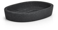 Zeller faux stone, black - Soap Dish