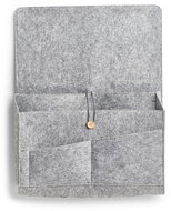 ZELLER Fleece organizer, grey, 40 × 7 × 30 cm - Organiser