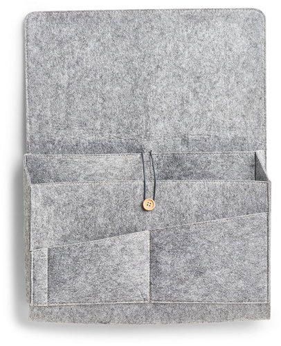 ZELLER Fleece organizer, grey, 40 × 7 × 30 cm - Organiser - Main image