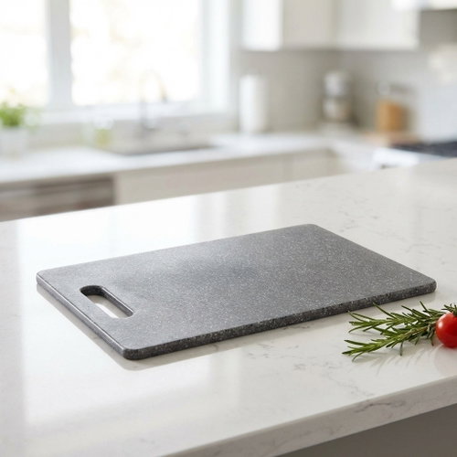 ZELLER Plastic cutting board 30 × 20 × 0,8 cm, granite motif - Cutting Board - Main image