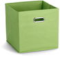 ZELLER Úložný box do kallaxu textilní, 32 × 32 × 32 cm, zelený - Úložný box