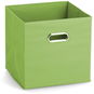 ZELLER Úložný box textilní, 28 × 28 × 28 cm, zelený - Úložný box