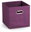 Textile storage box, 28 × 28 × 28 cm, purple