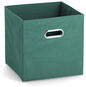 ZELLER Úložný box textilní, 28 × 28 × 28 cm, petrolejový - Úložný box