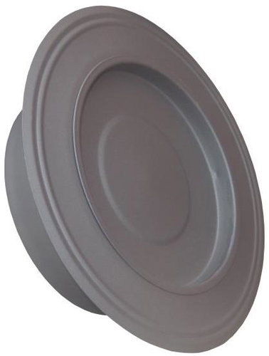 GERMINI Flue pipe sleeve with cap, diameter 120 mm, anthracite - Smoke Rosette - Main image