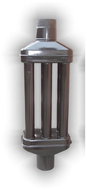 Zemini, heat exchanger L1000 E, diameter 120 mm, brown enamel - Exchanger