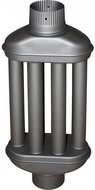 Zemini, Heat exchanger, length - 0,65 m, diameter 120 mm, colour - anthracite - Exchanger