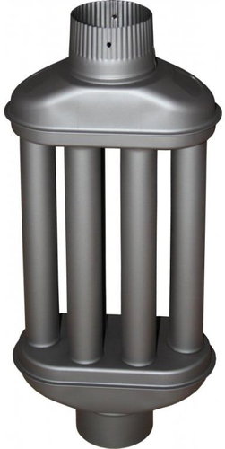 Zemini, Heat exchanger, length - 0,65 m, diameter 120 mm, colour - anthracite - Exchanger - Main image