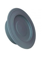 STEEL, flue pipe rose with cap, diameter 150 mm, anthracite - Smoke Rosette