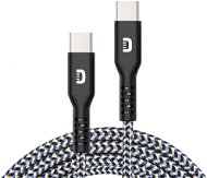 Zendure SuperCord Kevlar 100W USB-C to USB-C Cable 1m fekete (5A/USB 2.0) - Adatkábel
