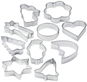 Cookie Cutter Set ZENKER Biscuit Cutters 10 pcs, 3-7x1.7cm - Sada vykrajovátek