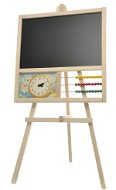 Blackboard Easel with Abacus and Clock - Board
