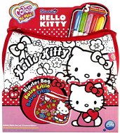  Color Me Mine purse over her shoulder, "Hello Kitty"  - Kids' Handbag