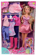 Panenka Steffi Chic Selection - fialové kalhoty - Doll