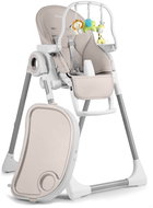 Nukido Belo Multifunkční židlička/lehátko se stolkem a hračkami, šedé - Jídelní židlička