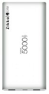Zikko 5000mAh külső akkumulátor Lightning & micro USB - White - Power bank