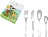 Zilverstad Set of children's cutlery, Forest animals, 4 pcs - Children's Cutlery