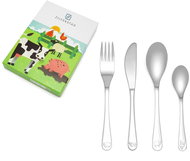 Zilverstad Set of children's cutlery, Farm animals, 4 pcs - Children's Cutlery