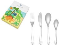 Zilverstad Set of children's cutlery, Dinosaurs, 4 pcs - Children's Cutlery