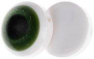 Buttons Žirovnice Button 1,5 cm green 349892B - set of 6 - Button