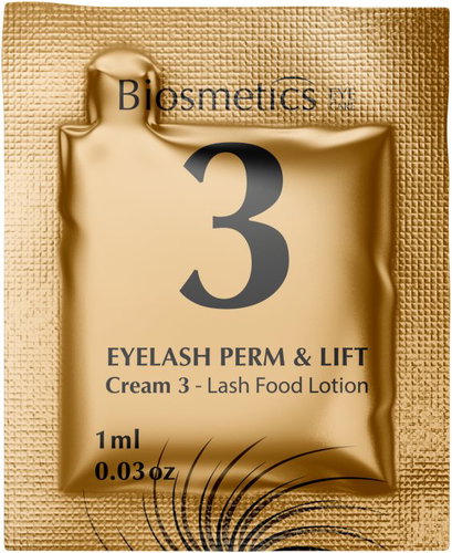 BIOSMETICS trvalá na řasy a obočí N3 Conditioning Food Lotion 1 ml  - Eyelash Serum - Main image