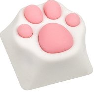 ZOMOPLUS ABS Keycap Cat paw – white/pink - Náhradné klávesy