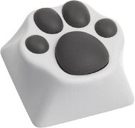 ZOMOPLUS Aluminium Keycap Cat paw – white/grey - Náhradné klávesy