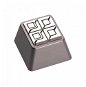 ZOMOPLUS Aluminium Keycap Battle City Steel Wall- anthrazit/weiß - Tastatur-Ersatztasten