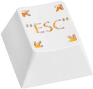 ZOMOPLUS Aluminium Keycap "ESC" - weiß/orange - Tastatur-Ersatztasten