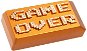 ZOMOPLUS Aluminium Keycap GAME OVER – gold - Náhradné klávesy