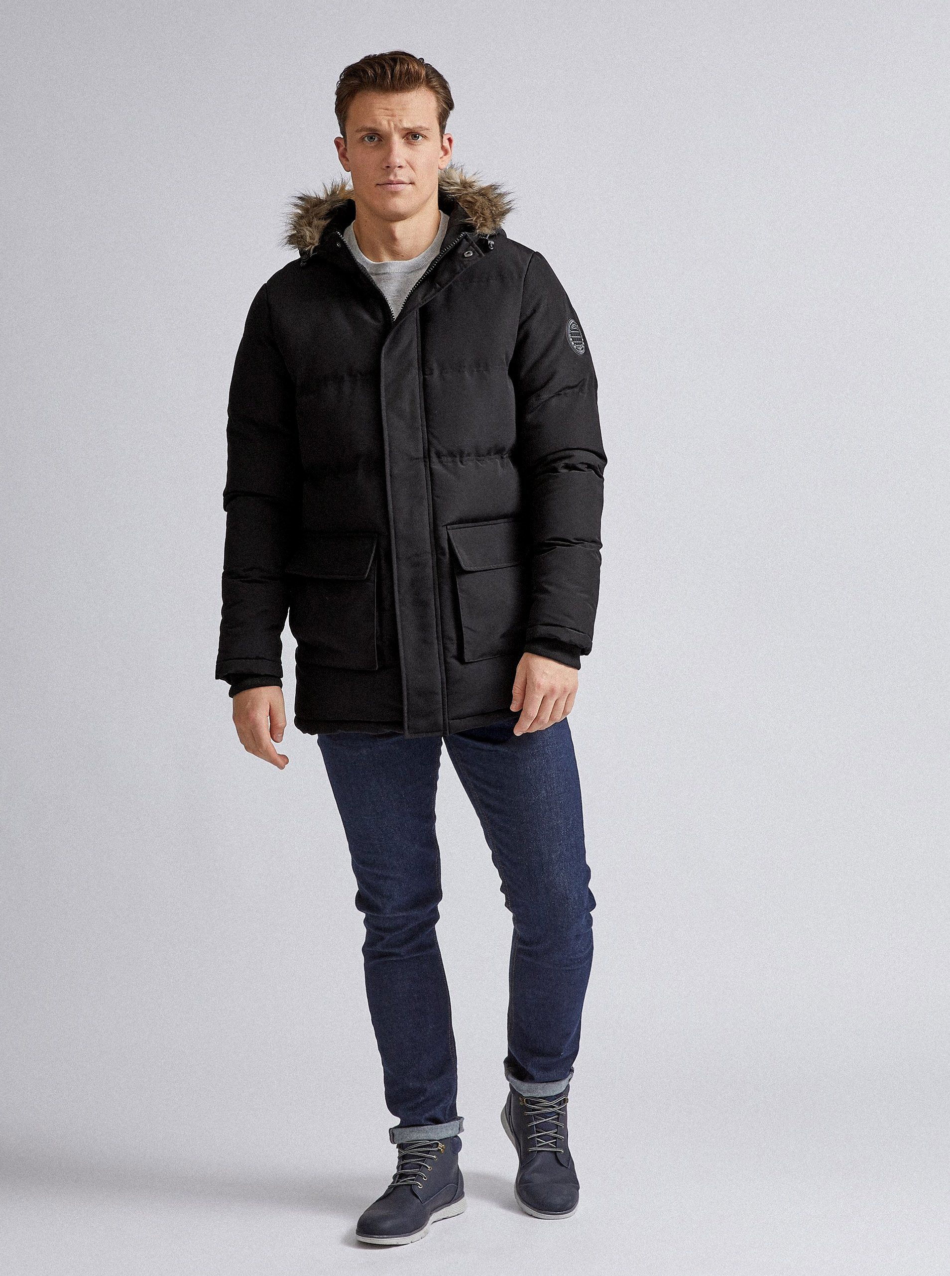 Burton menswear parka sales in black