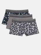 BURTON MENSWEAR LONDON Set of three gray patterned boxers M - Men's Boxers
